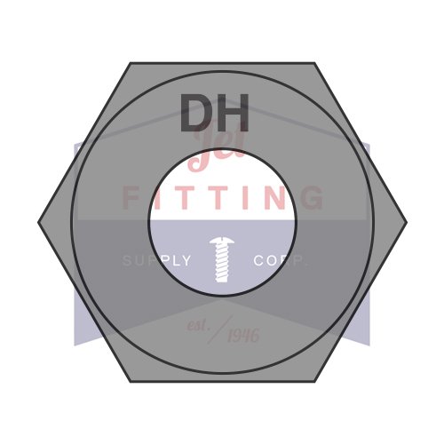 1 1/26 Structural Nuts / A563 Grade DH/Plain (Quantity 25 pcs) Made in USA