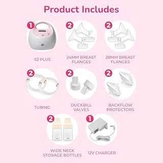 Spectra - S2 Plus Electric Breast Milk Pump for Baby Feeding - Convenient Breast Feeding Support