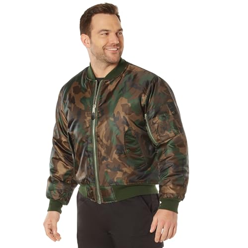 Rothco MA-1 Bomber Flight Jacket | Iconic Fighter Pilot Classic Casual Style Cold Weather Coat Zip-Up Windbreaker for Men product thumbnail 11