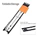 banapoy Ice Fishing Tip Up with Flag, Ice Fishing Tip Up Foldable with Orange Pole Flag, Freeze Proof, Built in Measuring Ruler, for Bass and Catfish Accessory