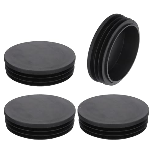 uxcell Round Plastic Plug,90mm(3.54") OD Furniture Leg Pipe Insert 4Pcs