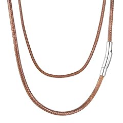 Brown 3mm with 5mm Clasp