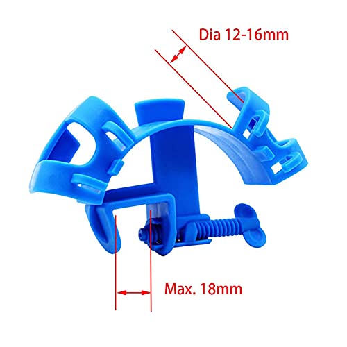 4 Pezzi Supporto del Morsetto Regolabile per Tubo