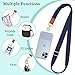 Piefly Phone Lanyard Crossbody Strap, Blue Cell Phone Lanyards for Around the Neck Wristlet Shoulder, Wrist Strap for Keys Adjustable Accessories Travel Essentials