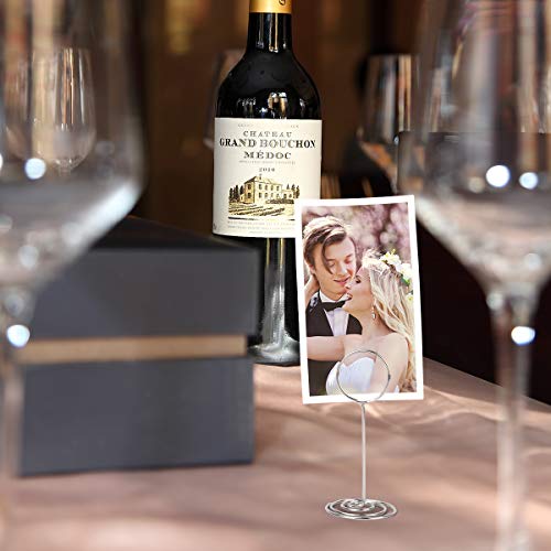 Image of 20 Pack Table Number Holders Place Card Holder Photo Picture Holder for Wedding, Birthday Party