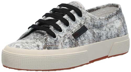 Superga Women's 2750 Cotton Denim Destroyed Sneaker