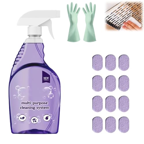 Dr Clean Spray, Limpiador de Hornos en Spray Dr Clean, Tabletas y Botella con Sprays Dr Cleans, Sprays de Limpieza Instantáneo Multiusos para el Hogar, la Cocina y el Baño (12)