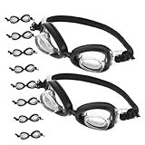 Accessoires de natation réalistes : lunettes de natation pour poupées et lunettes de poupée miniatures reproduisent de vraies lunettes de natation, ajoutant de l'authenticité aux scènes de piscine de maison de poupée, lunettes de natation, lunettes de plongée