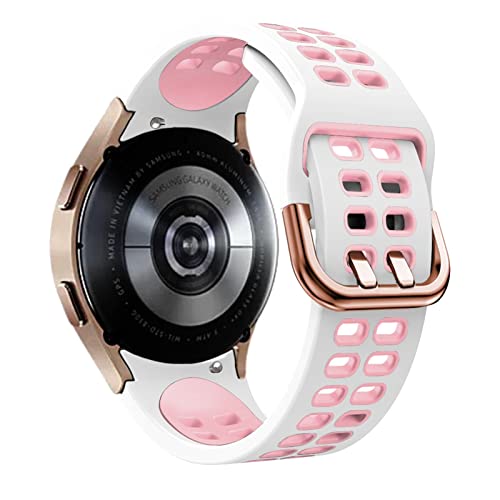 Correa de silicona de 20mm inteligente para Galaxy Watch4 Classic 46mm pulsera