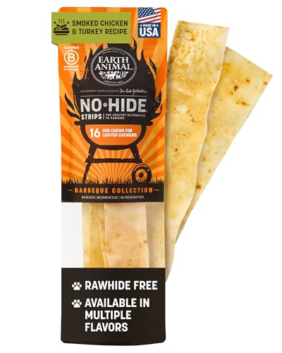 Earth Animal No Hide Strips - Natural Rawhide Free Dog