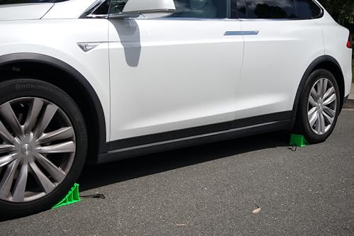 Image of Apex RV Heavy Duty Wheel Chocks Stop Vehicle from Rolling Safety Wheel Blocks for RVs Trucks Trailers Campers Cars and Boats Essential RV Camper and Boat Accessories (Pack of 4)