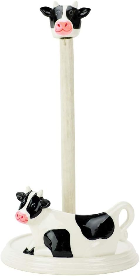 Boston Warehouse Udderly Cow Freestanding Paper Towel Holder