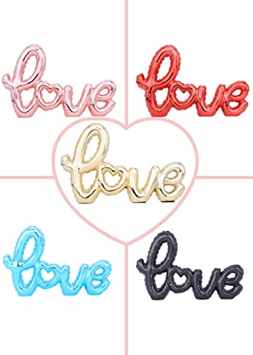 Wubianjie Love Sign Decoration, Table Decoration Statue For Valentine's Day, Red Letter Art Resin Decoration Sculpture For Home Decoration - Wedding Decoration - Valentine's Day Decoration #TOP2