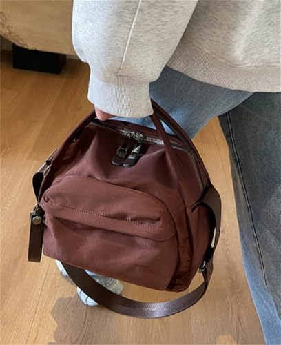 Nylon Crossbody Bags for Women Casual Top Handle Satchels Underarm Shoulder Hobo Purse Small Tote Bag Commute Clutch Purse3