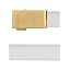 Gold / White Leather