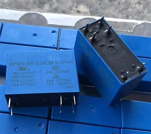Relé 24V BPM3-SS-124LM con alta capacidad de 16A y 6 pines