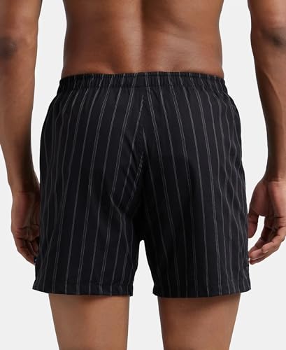 Image of Jockey 8222 Men's Super Combed Mercerized Cotton Woven Printed Inner Boxers with Ultrasoft and Durable Inner Waistband (Pack of 2)