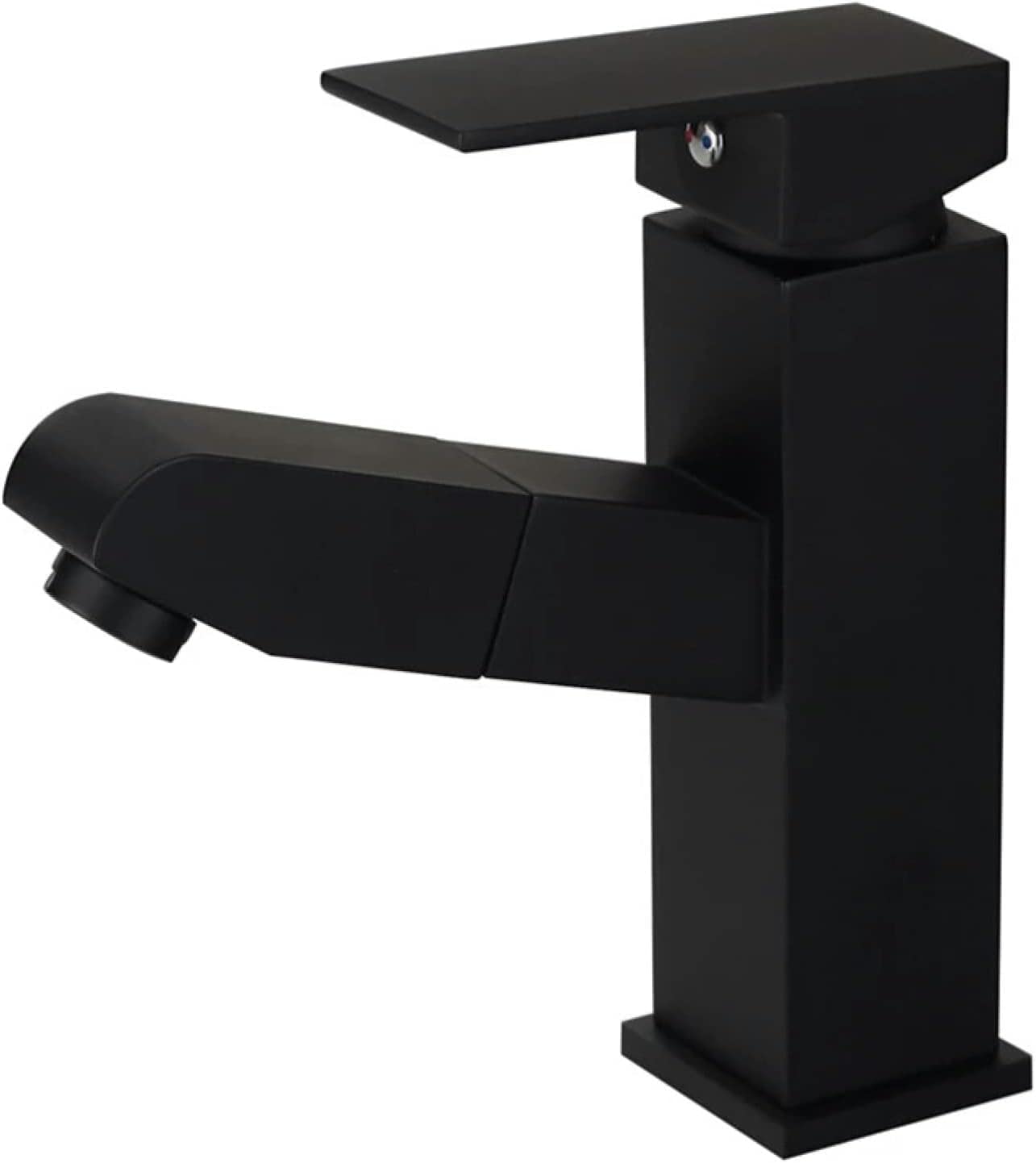 Mitigeur lavabo extractible pour nettoyer facilement la vasque de salle de bain moderne