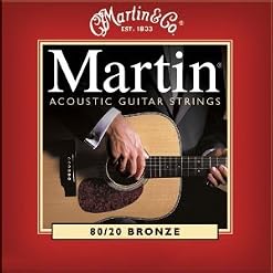 Martin Jeu de cordes pour guitare acoustique 80/2 Bronze Light (.012 .054) - Les Beatles, Paul McCartney, John Lennon, RIngo Starr, George Harrison