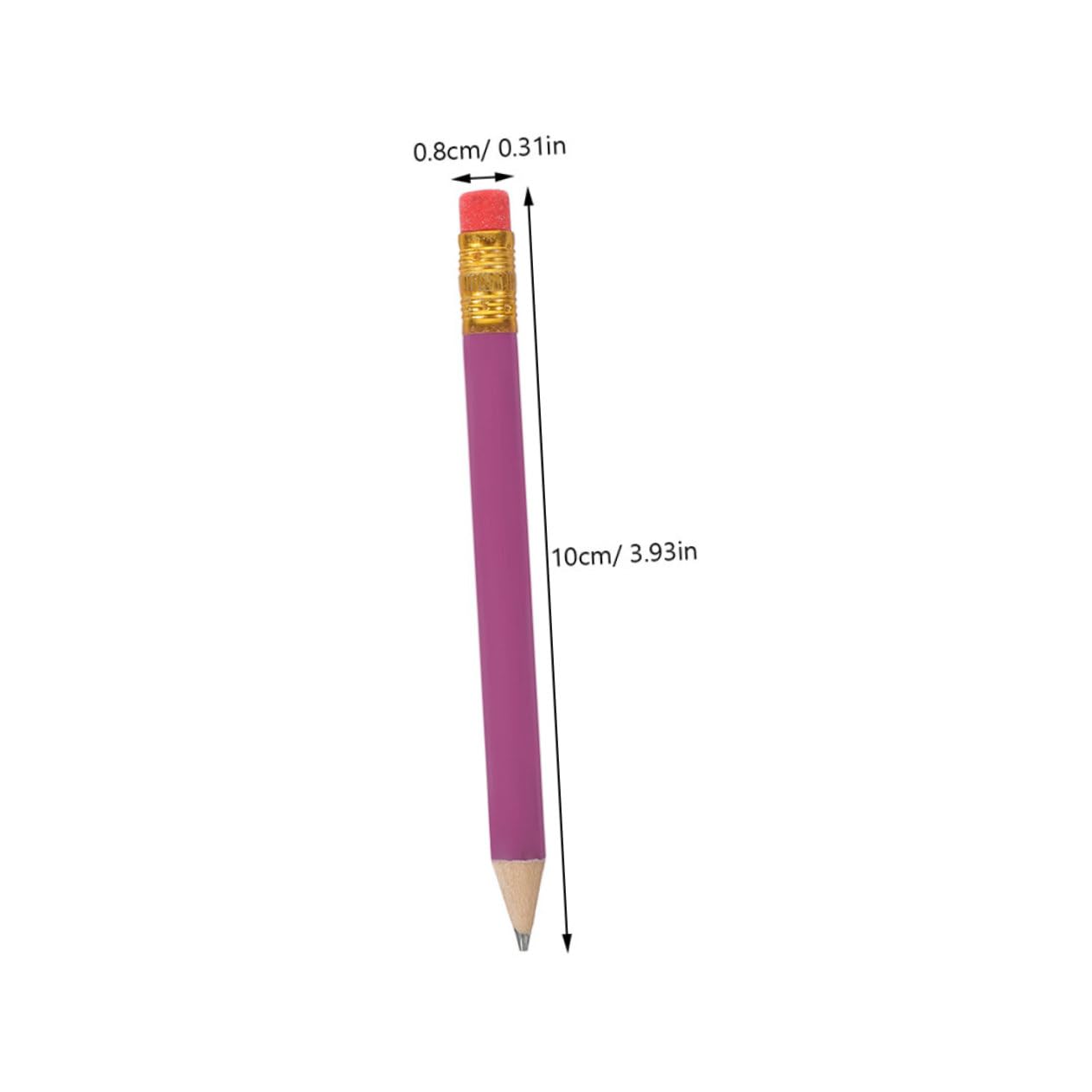 jojofuny 144 Matite Portatili in Legno Porpora per Studenti, Matite da Disegno e Scrittura Hb Facili da Conservare, per Back To School Party e Uso Scolastico