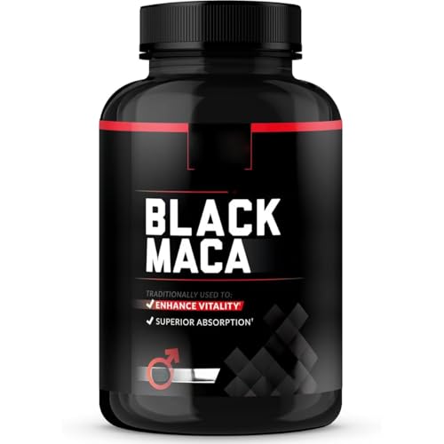 Énergie, équilibre et vitalité, absorption supérieure - Racine de maca noire