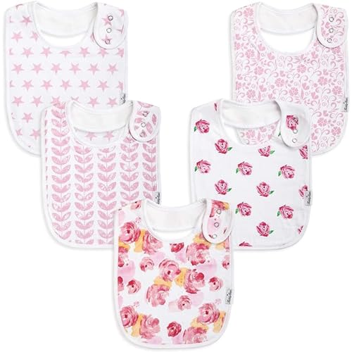 Image of KiddyStar Baby Bandana Bibs - Organic Cotton - Drooling Bibs, Toddler Bibs, Dribbling Bibs, Teething Bibs, Dripping Bibs