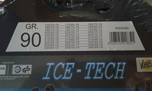 Catene catena neve auto Ice-Tech 9mm - misura 090