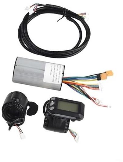 Qklyxr Kit controller for scooter, set freni con monitor LCD, for bici elettrica in fibra di carbonio da 5 pollici, 24 V/36 V, motore brushless display (24 V) Controller per monopattino elettrico