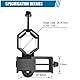 SOLOMARK Universal Telefon Adapter und Mount Stativ-Halterung für Smartphone Sony Samsung Moto - Kamera- Spektiv/Teleskop/Mikroskop/Ferngläser