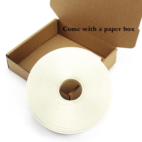 Image of White Butyl Tape RV Sealant Highlight Tape,16.4Ft /5M | Waterproof, Putty Tape for Repair Window Glass and EDPM Boat Sealing Roof Pipe Patching