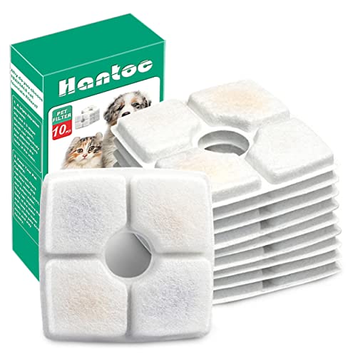 Hantoc 10 Packs Cat Water Fountain Filters