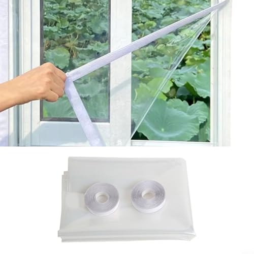 Film isolant en PVC transparent pour fenêtres pour un salon chaud en hiver
