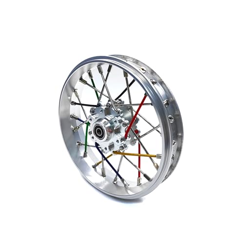 KEBEILEE CNC Aluminum Front Wheel For LOSI Promoto MX motorcycle 1:4 (silver)