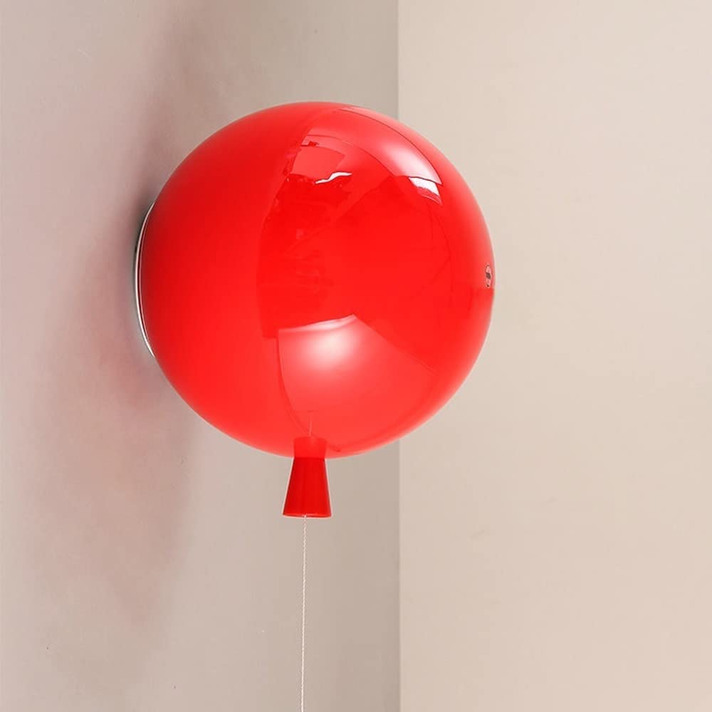 Applique murale enfant en forme de ballon coloré pour le chevet