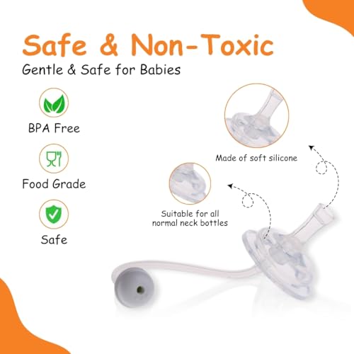 Image of Adore Gravity- The Wide Neck Silicon Straw with Gravity Ball- Pack of 1