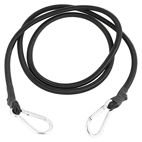 DRERIO 2m Pulpos Elasticos con Mosquetón Gomas Elásticas con Gancho Largo Cuerdas Elásticas con Ganchos Extremadamente Resistentes Cuerdas Elásticas para Maletas, Baca