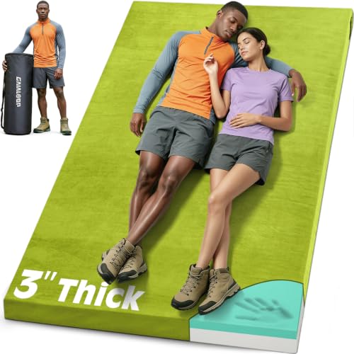 Memory-Foam-Camping-Mattress-3-Inch-Roll-Up-Sleeping-Pad Memory Foam Camping Mattress, 3 Inch Roll Up Sleeping Pad - Image 1