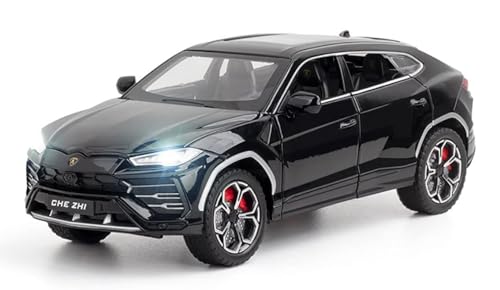 Image of DEOXY Exclusive Diecast Metal 1:24 Lamborghini Urus Pull Back Car Toy Car With Openable Doors & Light,Music Boys Gifts Toys For Kids,Black