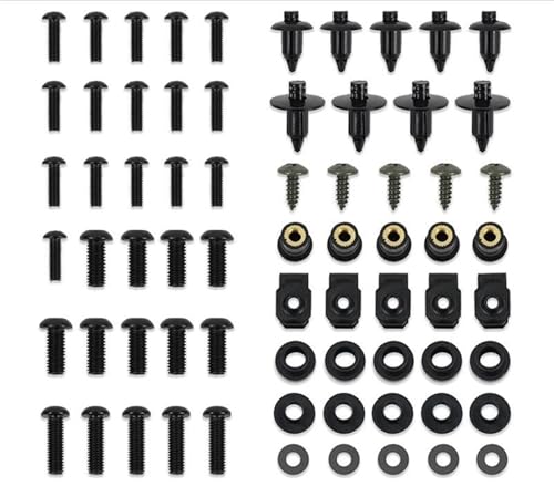 Visserie pour Carénage Suzuki GSX-R1000 2005-2006 Fixation Noire