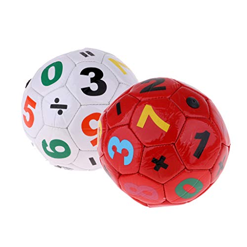Homyl 2pcs Mini Tamanho Oficial 2 Crianças Bola de Futebol de Futebol para Crianças Unissex
