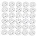 BESPORTBLE 200pcs Fishing Line Holder White Winding Wheel Lightweight and Safe Fishing String Bobbins for and Organization for Anglers Thickness