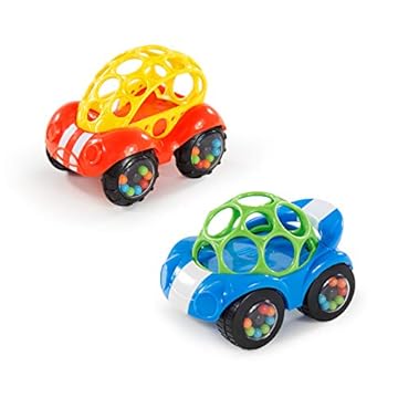 Bright Starts Oball Car, 81510, Giocattolo, 1 pezzo, Colori assortiti