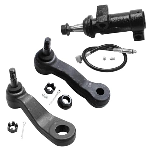 Image of Detroit Axle - 13pc Front End Kit for 1999-2006 Chevy Silverado 1500 Sierra | 1500 Avalanche Suburban Yukon XL 1500 Tahoe Escalade, Upper Control Arm Lower Ball Joint Sway Bar Tie Rod Pitman Idler Arm