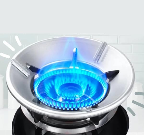 Round Gas Saver Burner Stand | Gas Saver Jali | Home Gas Stove Fire & Windproof Energy Saving Pack of 1-image-37