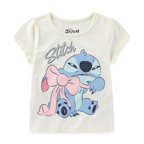Image of Disney Lilo & Stitch Angel Girls Short Sleeve T-Shirt for Big Kids