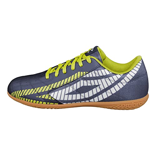 UMBRO Sala Z5 Futsal-Zapatillas, Hombre, Azul Marino Verde Blanco, 45 EU