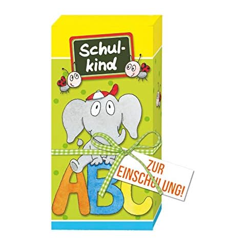 STEINBECK Einschulung - 48g Rocks-Bonbons - Geschenk Schulanfang Schulstart Schultüte Erstklässler Erdbeer-Sahne und Kirsch-Vanille Geschmack Cover
