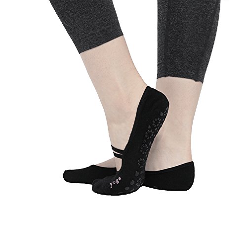 CBValleyol Chaussettes de Yoga Pilate Chaussette Aptitude/Danse/Ballet pour Femme Taille UK 2,5-7 / EU 35-40