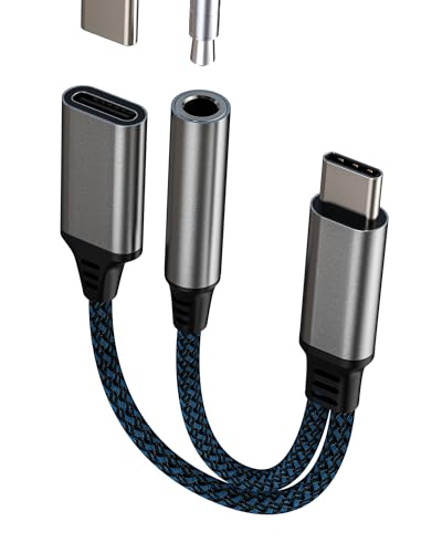 Contenuto della confezione: riceverete questo adattatore 2 in 1 USB C a 3,5 mm. Ognuno dei nostri clienti riceve un rimborso di 60 giorni e uno di 1 anno per assicurarsi che siate soddisfatti del vostro acquisto da noi. Se avete domande sugli articoli ricevuti, vi preghiamo di contattarci e il nostro team vi risponderà entro 24 ore e in caso di problemi di qualità vi verrà fornito un ricambio.