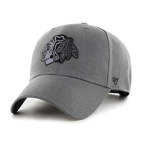 '47 Brand Snapback Cap - NHL Chicago Blackhawks Charcoal